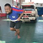 Uji Fisik, Warga Binaan Lapas Batang Ikuti Lomba Tarik Ambulans