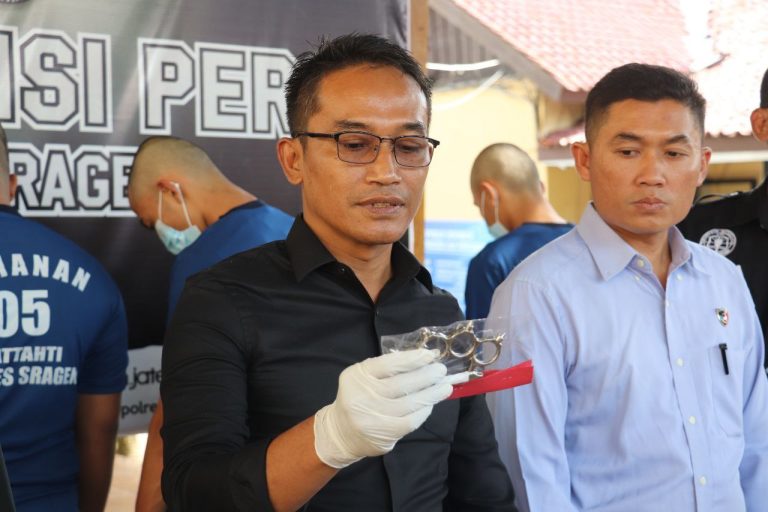Polres Sragen Tetapkan 9 Tersangka, yang Aniaya 3 Warga Perguruan Silat yang Tengah Konvoi