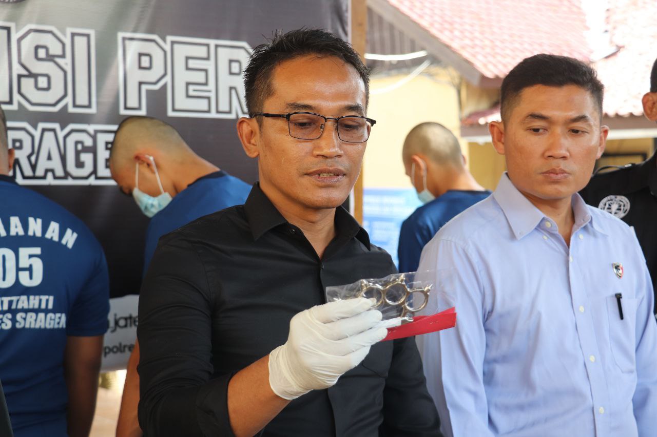 Polres Sragen Tetapkan 9 Tersangka, yang Aniaya 3 Warga Perguruan Silat yang Tengah Konvoi