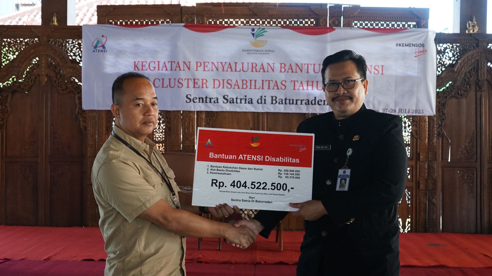 Kemensos Dukung Penyandang Disabilitas Netra Buka Usaha Mandiri