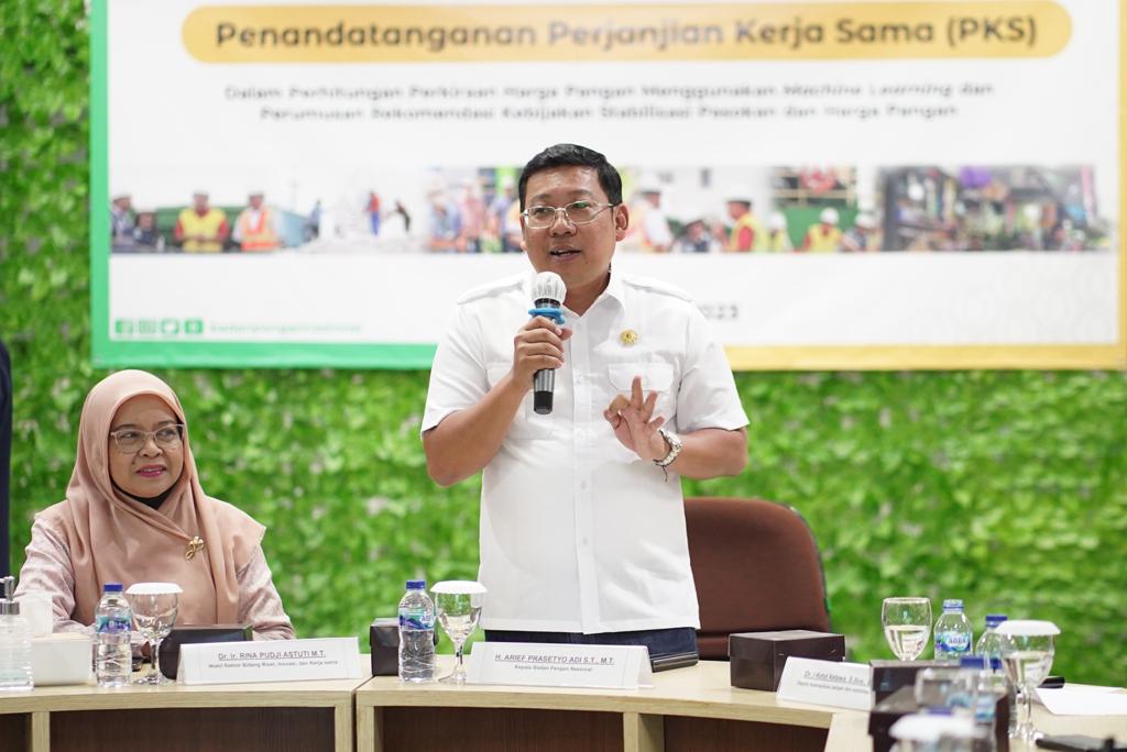 NFA Gandeng BRIN dan Telkom University Kembangkan Sistem Perhitungan Perkiraan Harga Pangan