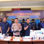 Dua Tersangka Diamankan, Ratusan Handphone ‘Black Market’ Disita Polda Jateng