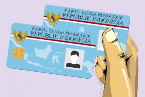 Ilustrasi KTP Elektronik