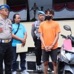 Pria Mabuk Hendak Curi Motor Tertangkap Calon Korban