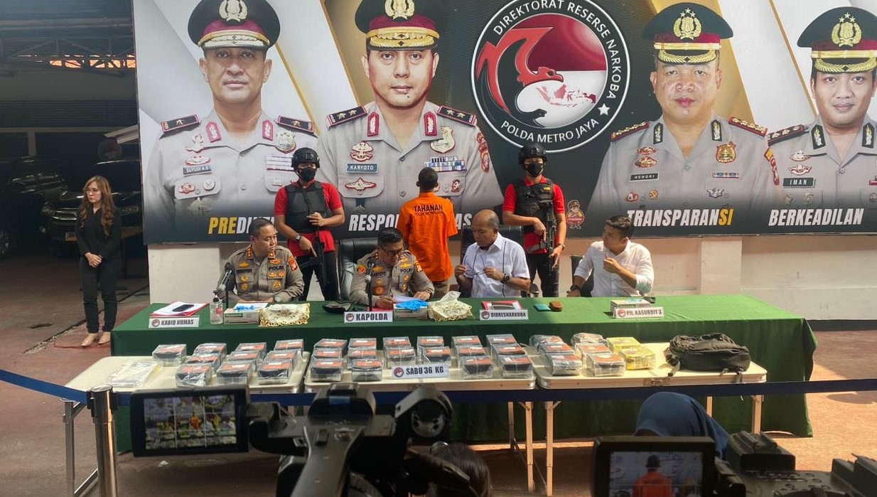 Polisi Bongkar Peredaran Sabu dengan Kemasan Kopi dan Teh Impor