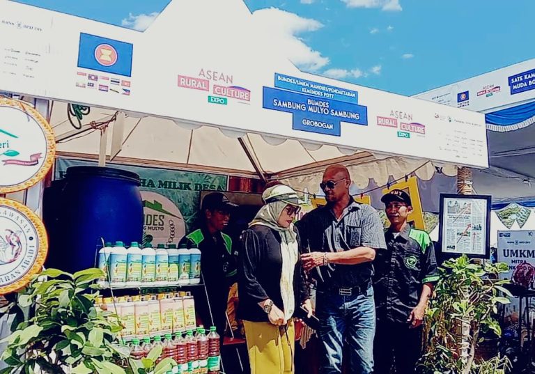 Hadirkan Pupuk Organik, Bumdes Asal Grobogan Ikuti Pameran UMKM Se-Asean di Sleman