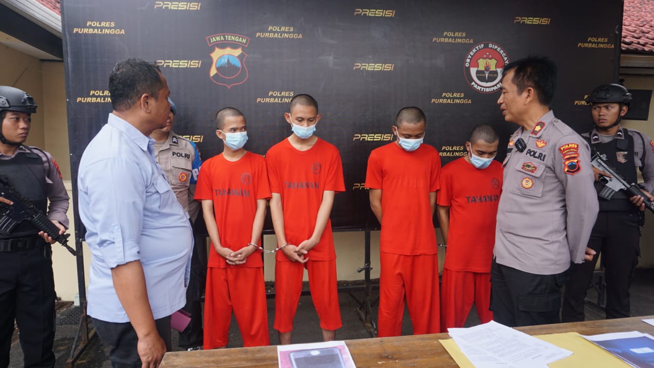 Polres Purbalingga Amankan Empat Pengguna Tembakau Sintetis