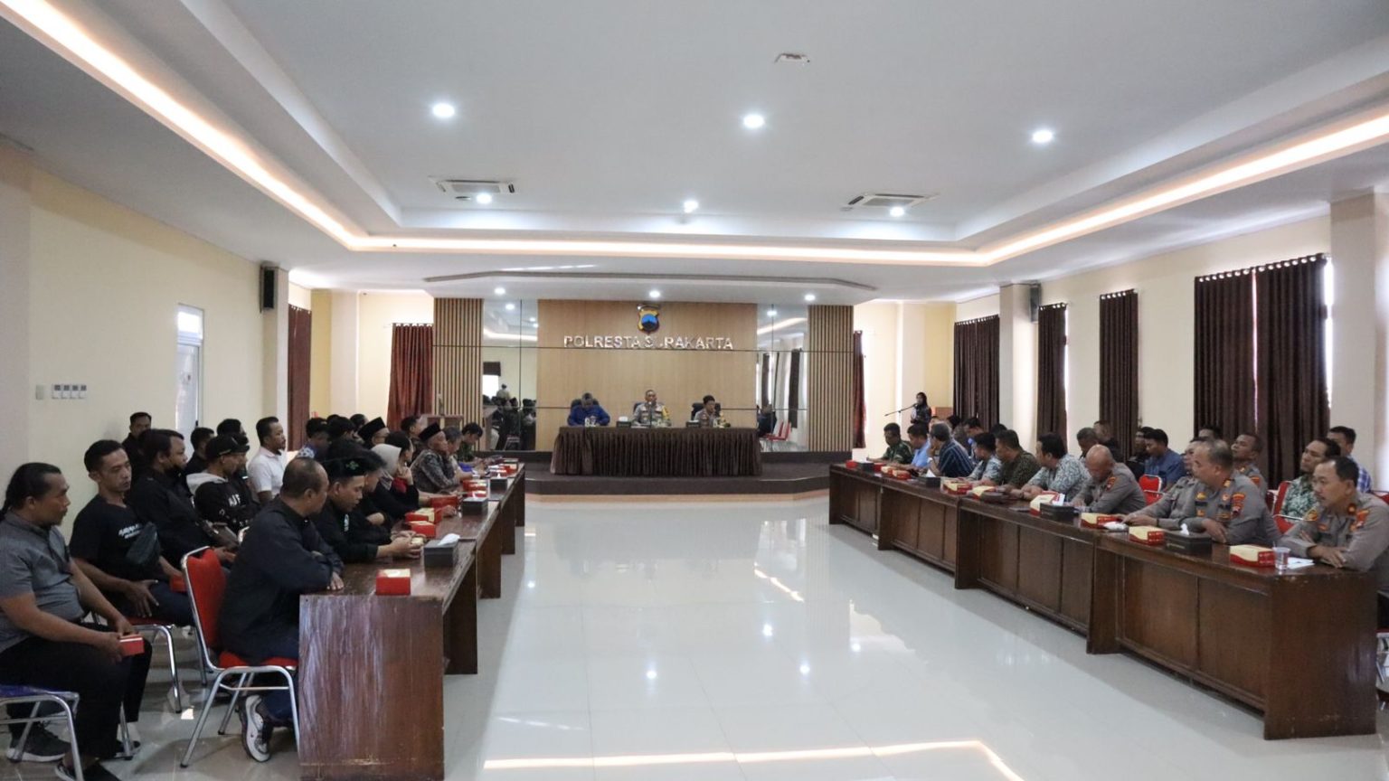 Jelang Pengesahan Warga Baru, Polresta Surakarta Kumpulkan Pimpinan Perguruan Silat