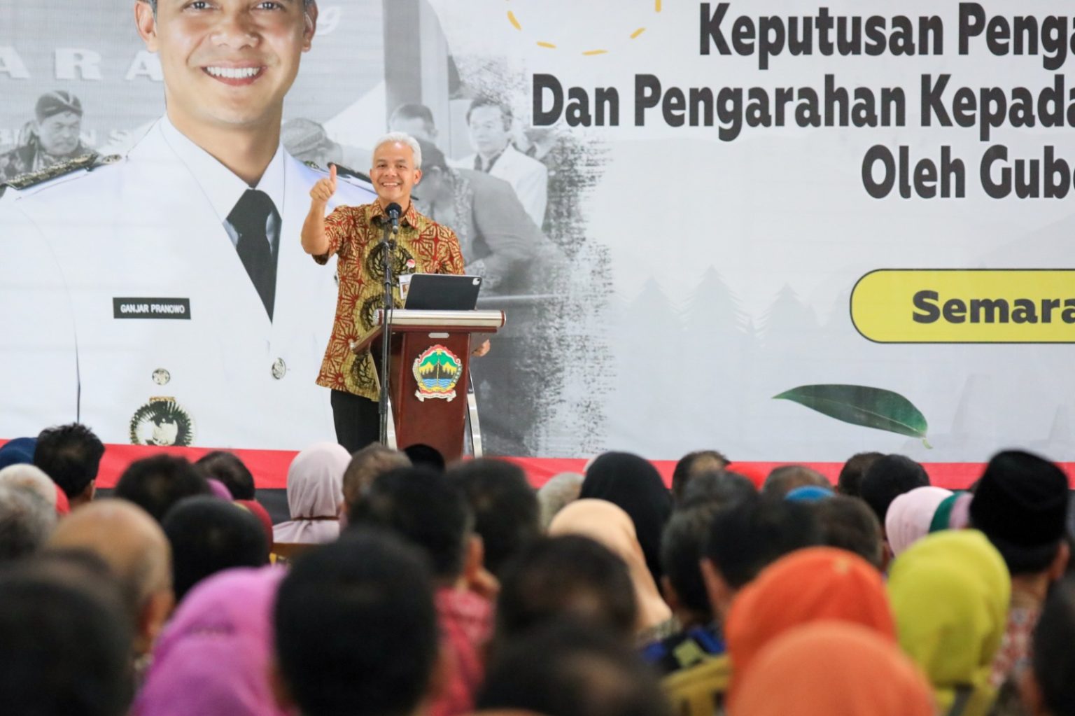 Di Depan Kepala Sekolah se-Jateng, Ganjar Tak Ingin Ada Temuan Pungli dalam Bentuk Apapun