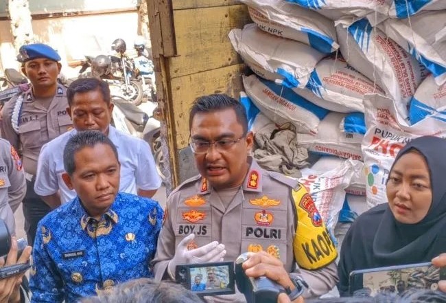 Polisi Gagalkan Penyelundupan 10 Ton Pupuk Bersubsidi di Lumajang