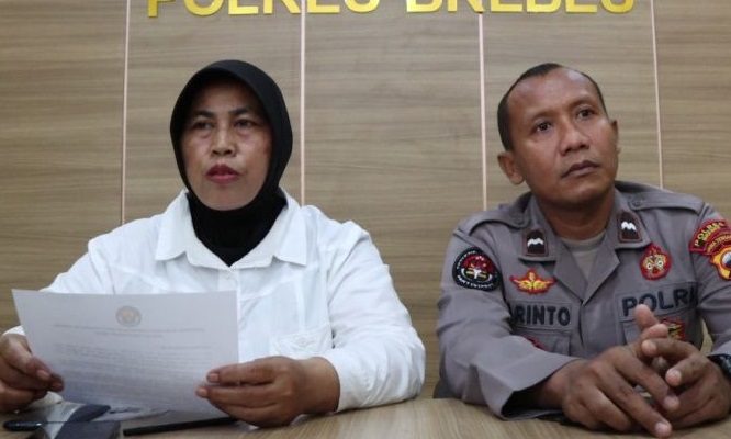 Satreskrim Polres Brebes Amankan Pelaku Pencabulan Anak di Bawah Umur di Losari