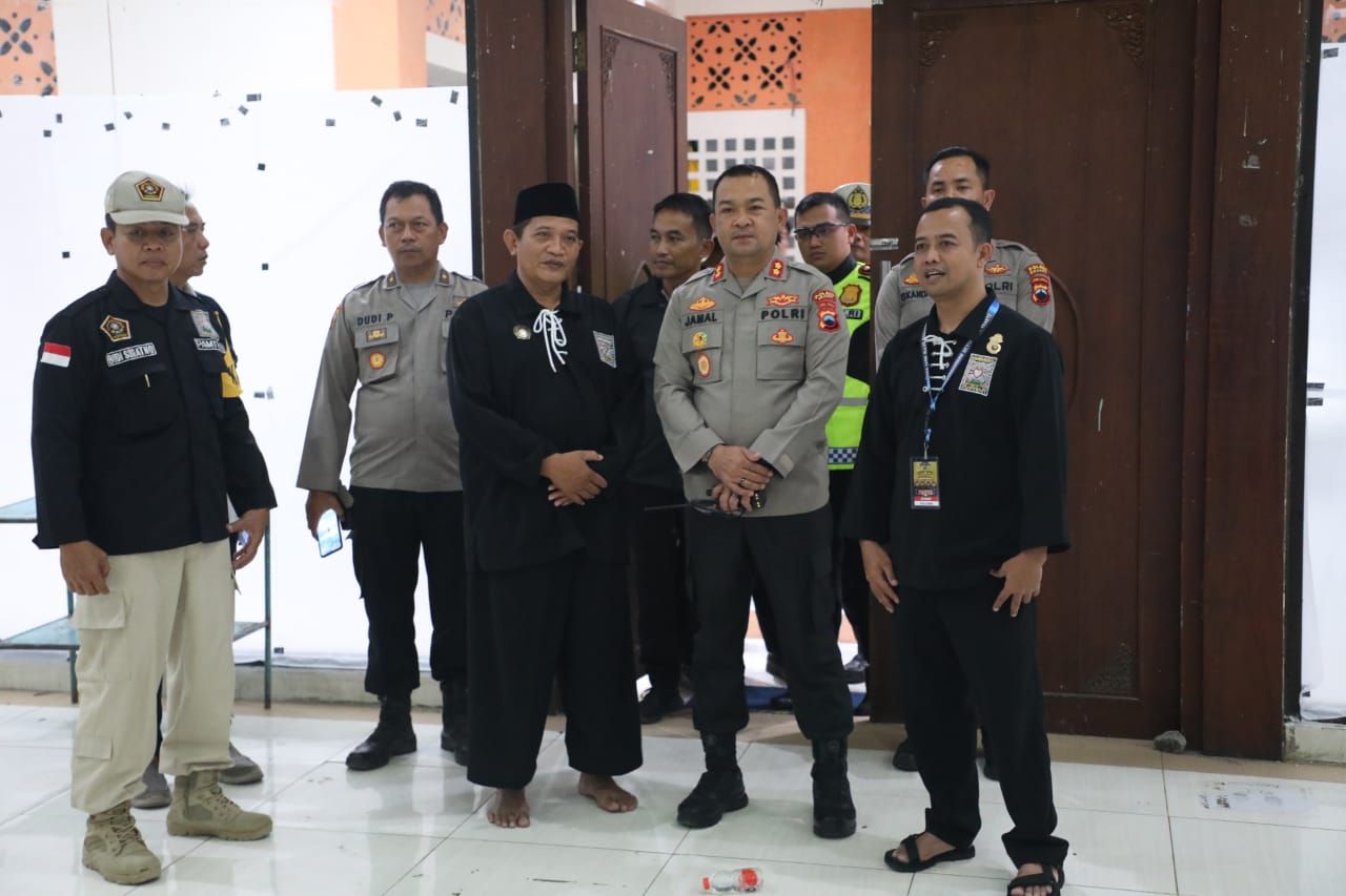 Tempatkan Pengamanan di Titik Rawan, Pengesahan Warga Baru PSHT di Sragen Kondusif