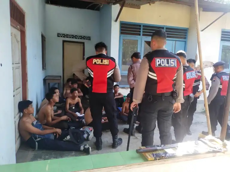 Nyaris Pecah Tawuran Pelajar, Polres Boyolali Berhasil Amankan Dua Pelajar SMK
