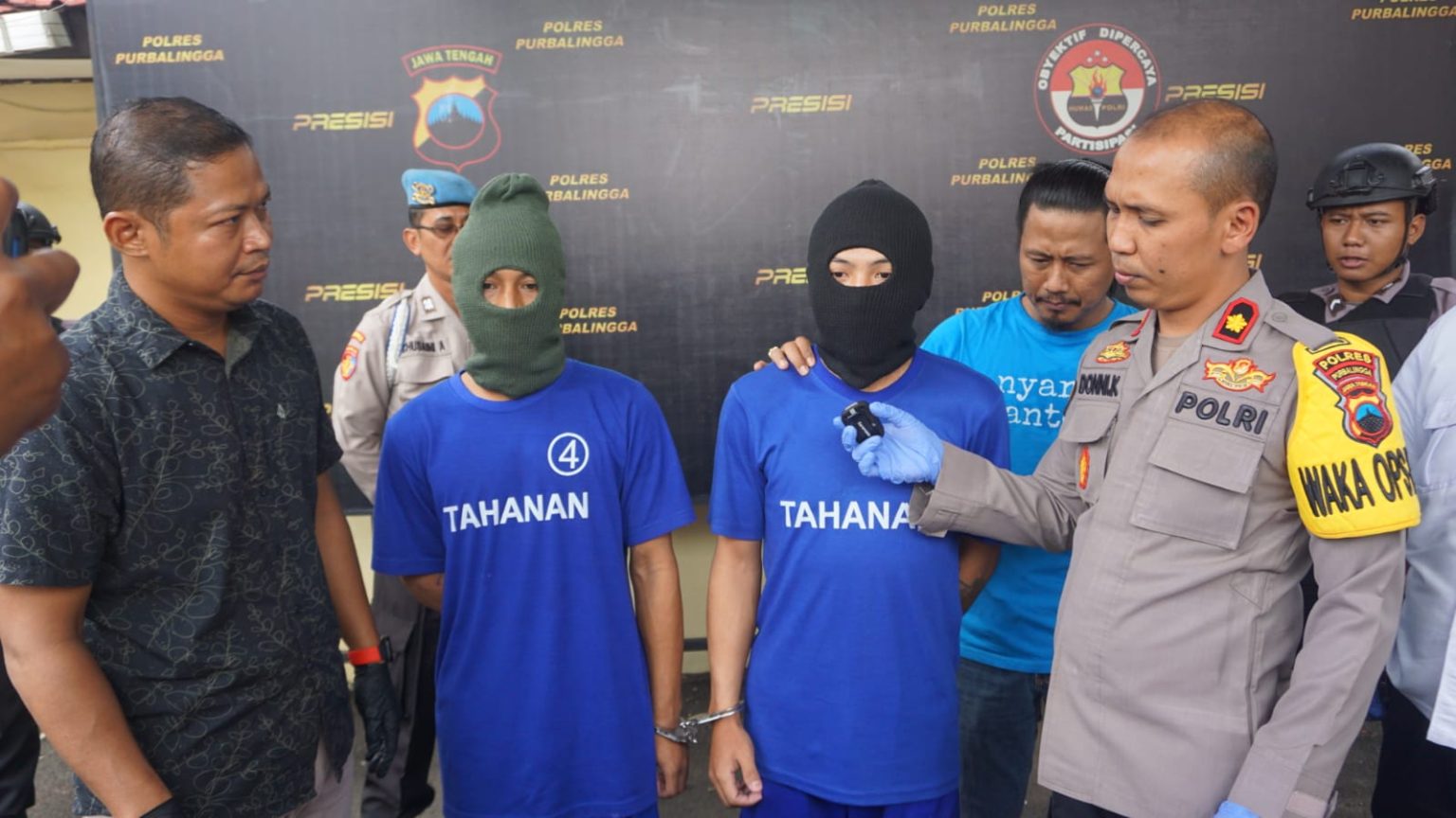 Dua Pelaku Curanmor Diringkus Polres Purbalingga, Satu Di antaranya Residivis
