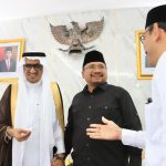 Menag menerima kedatangan Dubes Saudi di Kantor Kemenag Jakarta, Senin (10/07)