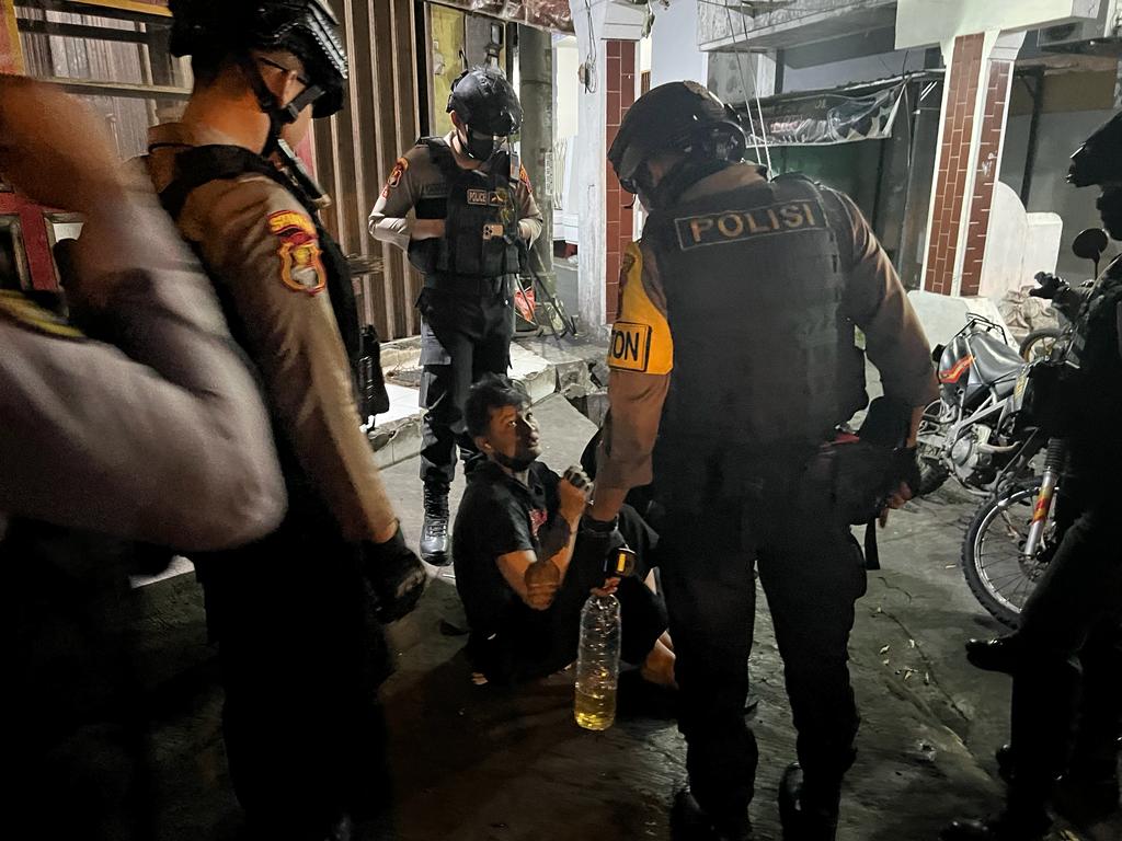 Konvoi Pesilat, Polresta Surakarta Amankan Belasan Motor Knalpot Brong, Sajam dan Miras