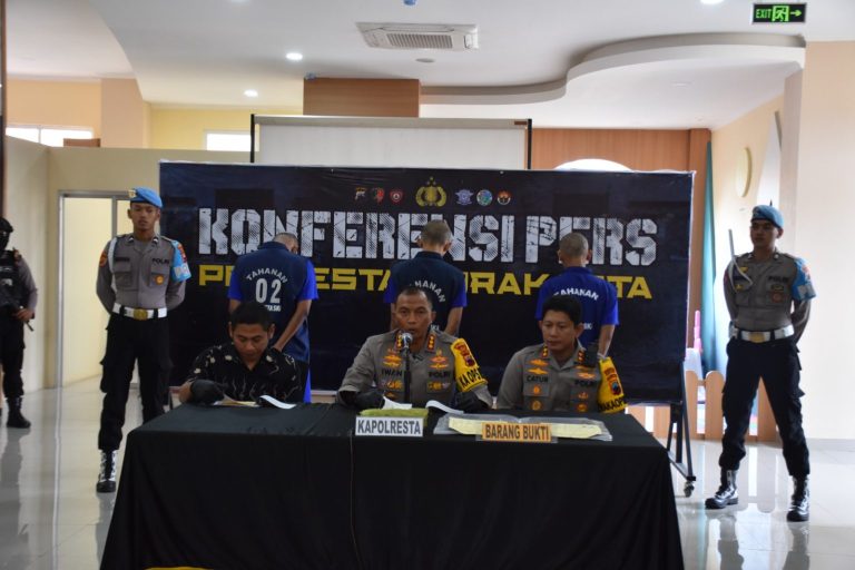 Sat Reskrim Polresta Surakarta Amankan Pelaku Pencurian Spesialis Rumah Kos