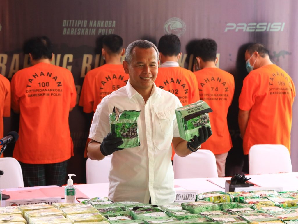 429 Kilogram Sabu dan 22 Ribu Ekstasi dimusnahkan Bareskrim Polri, Jutaan Orang Terselamatkan