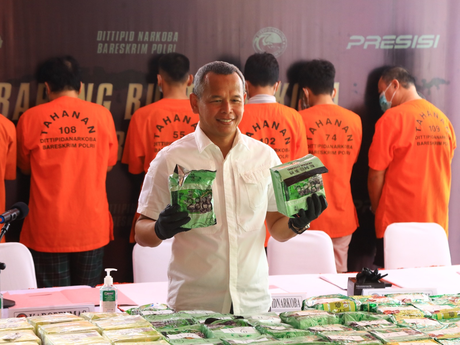 429 Kilogram Sabu dan 22 Ribu Ekstasi dimusnahkan Bareskrim Polri, Jutaan Orang Terselamatkan