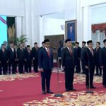 Pelantikan Menkominfo dan 5 Wakil Menteri di Istana Negara, Jakarta, Senin (17/07)