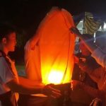 Penerbangan lampion pada malam puncak JSF 2023, Sabtu (14/07)