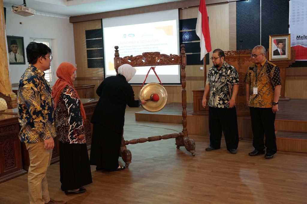 Wabup Launching Percepatan dan Perluasan Digitalisasi Transaksi Pemerintah Daerah