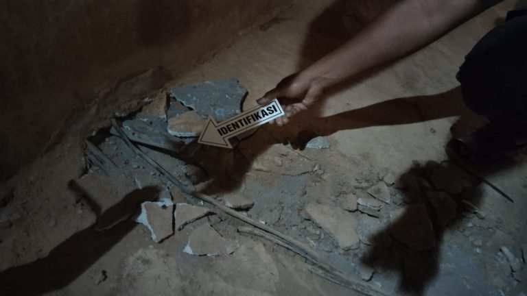 Gudang Batok di Desa Ngemplak Kidul Kecurian, Polsek Margoyoso Cek TKP
