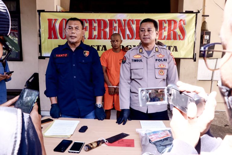 Gerak Cepat, Polsek Jetis Tangkap Pelaku Curat Modus Congkel Pintu