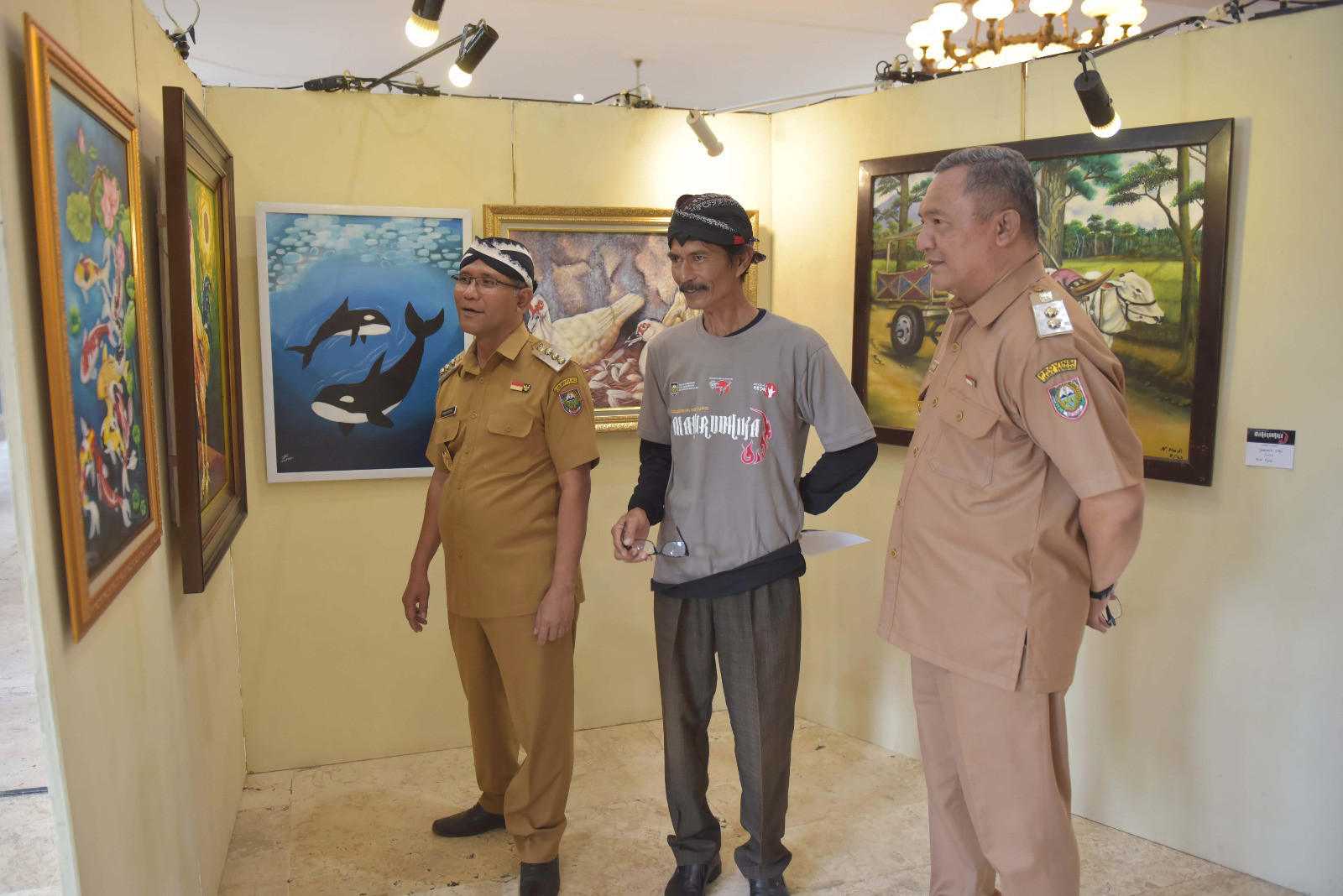 Hadirkan 85 Lukisan, Disdikbud Boyolali Gelar Pameran Seni Rupa ‘Maharddhika’