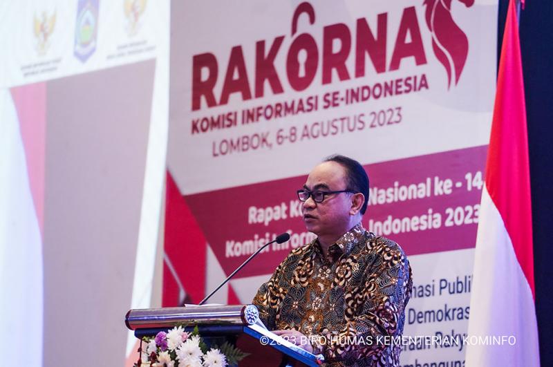 Menkominfo Budi Arie Dorong Keterbukaan Informasi Jadi Budaya