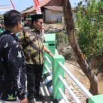 Jembatan Penghubung di Desa Ngampel Rampung Dibangun TMMD Sengkuyung Tahap II