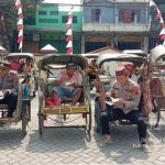 Cegah Gangguan Kamtibmas, Polsek Godong Gandeng Puluhan Tukang Becak