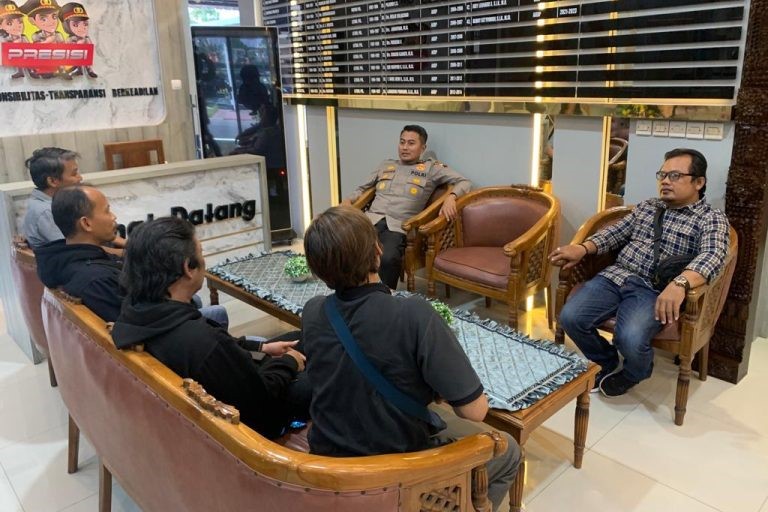 Wujudkan Pemilu Damai 2024, Polisi di Grobogan Gandeng Awak Media