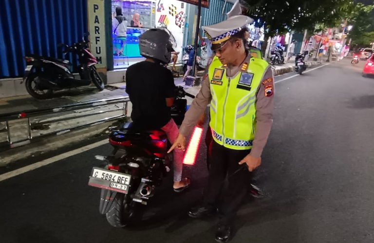 Mengganggu Ketertiban Umum, Puluhan Kendaraan Berknalpot Brong Ditindak Tegas