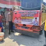 Tiga Polsek Bergerak Bersama Salurkan Bantuan 28 Ribu Liter Air Bersih ke Pedesaan