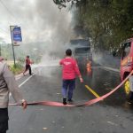 Truk Pengangkut Permen Ludes Terbakar, Kerugian Rp 1,8 Miliar