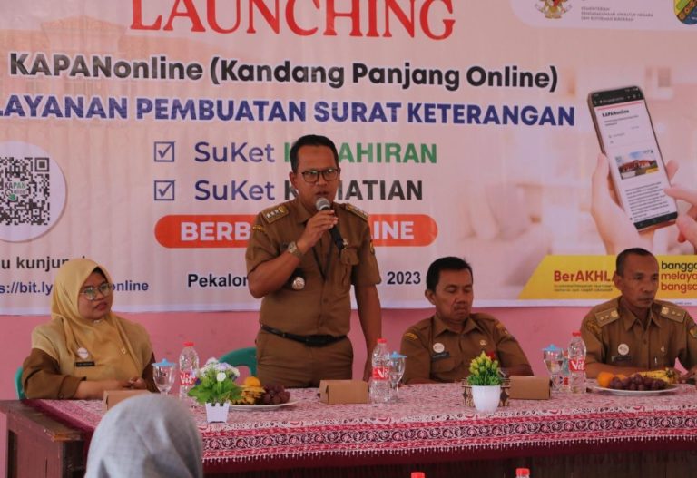 KAPANonline, Permudah Warga Urus Suket Kelahiran dan Kematian