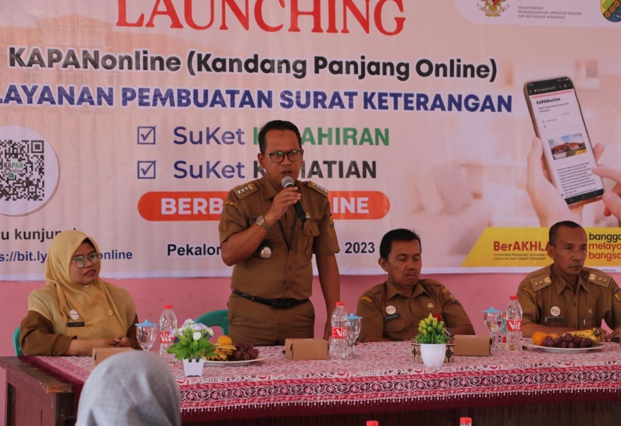 KAPANonline, Permudah Warga Urus Suket Kelahiran dan Kematian