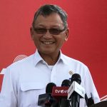Menteri ESDN Arifin Tasrif memberikan keterangan pers, di Jakarta, Senin (31/07).