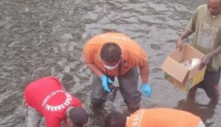 Mayat Bayi Perempuan Ditemukan Mengapung di Bantaran Sungai Code