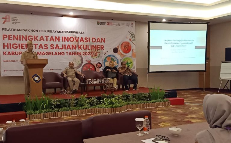 Tingkatkan Kualitas Wisata, Disparpora Gelar Pelatihan Inovasi dan Sajian Kuliner Higienis