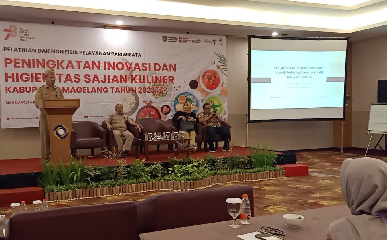 Tingkatkan Kualitas Wisata, Disparpora Gelar Pelatihan Inovasi dan Sajian Kuliner Higienis