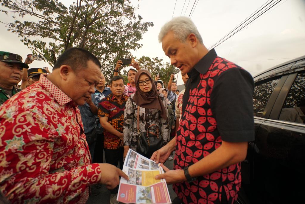 Ditinjau Gubernur, Jalan Pebatan-Rengaspendawa yang Semula ‘Gronjalan’ Kini Jadi Mulus