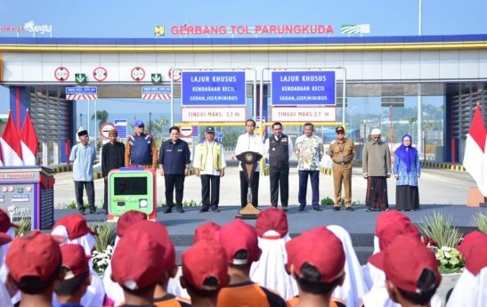 Ruas Tol Cigombong-Cibadak Diresmikan, Pangkas Waktu 2,5 Jam Jakarta-Sukabumi