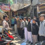 Samapta Polresta Banyumas Tertibkan Belasan Siswa yang Kedapatan Bolos Saat Jam Pelajaran