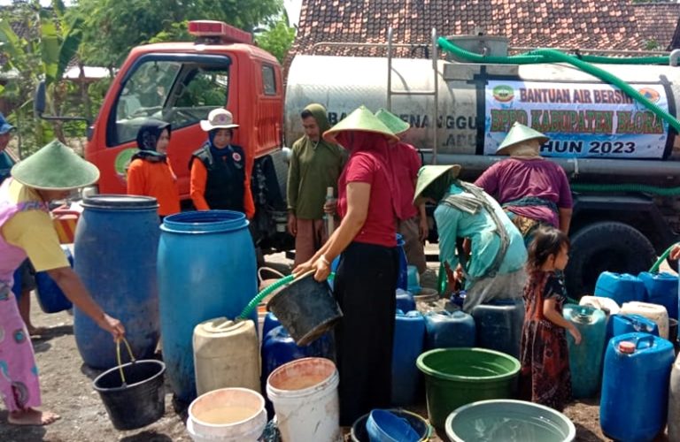 Dari 16 Kecamatan di Blora yang Kekeringan, Tinggal 2 Kecamatan yang Belum Terdampak