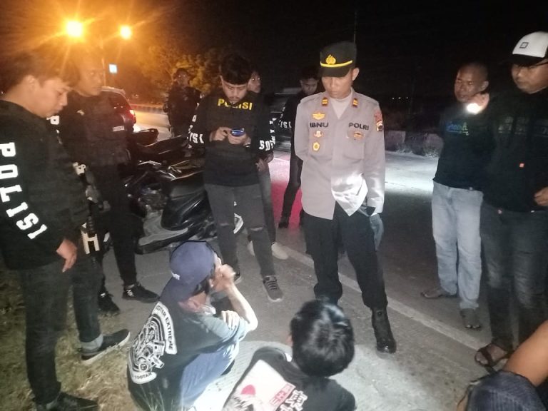Mabuk, 5 Remaja Anggota Geng Motor ‘Moonraker’, Diamankan Polsek dan Timsus Polres Brebes