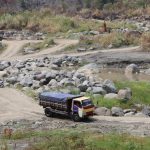 Lokasi penambangan ilegal di Kali Gung Desa Danawarih Kecamatan Balapulang Kabupaten Tegal.
