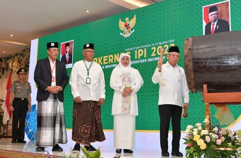 Buka Rakernas IPI 2023, Wapres Minta Pesantren Jaga Keamanan Santri