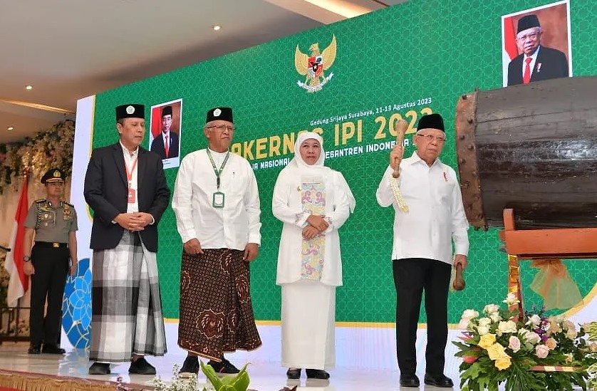Buka Rakernas IPI 2023, Wapres Minta Pesantren Jaga Keamanan Santri